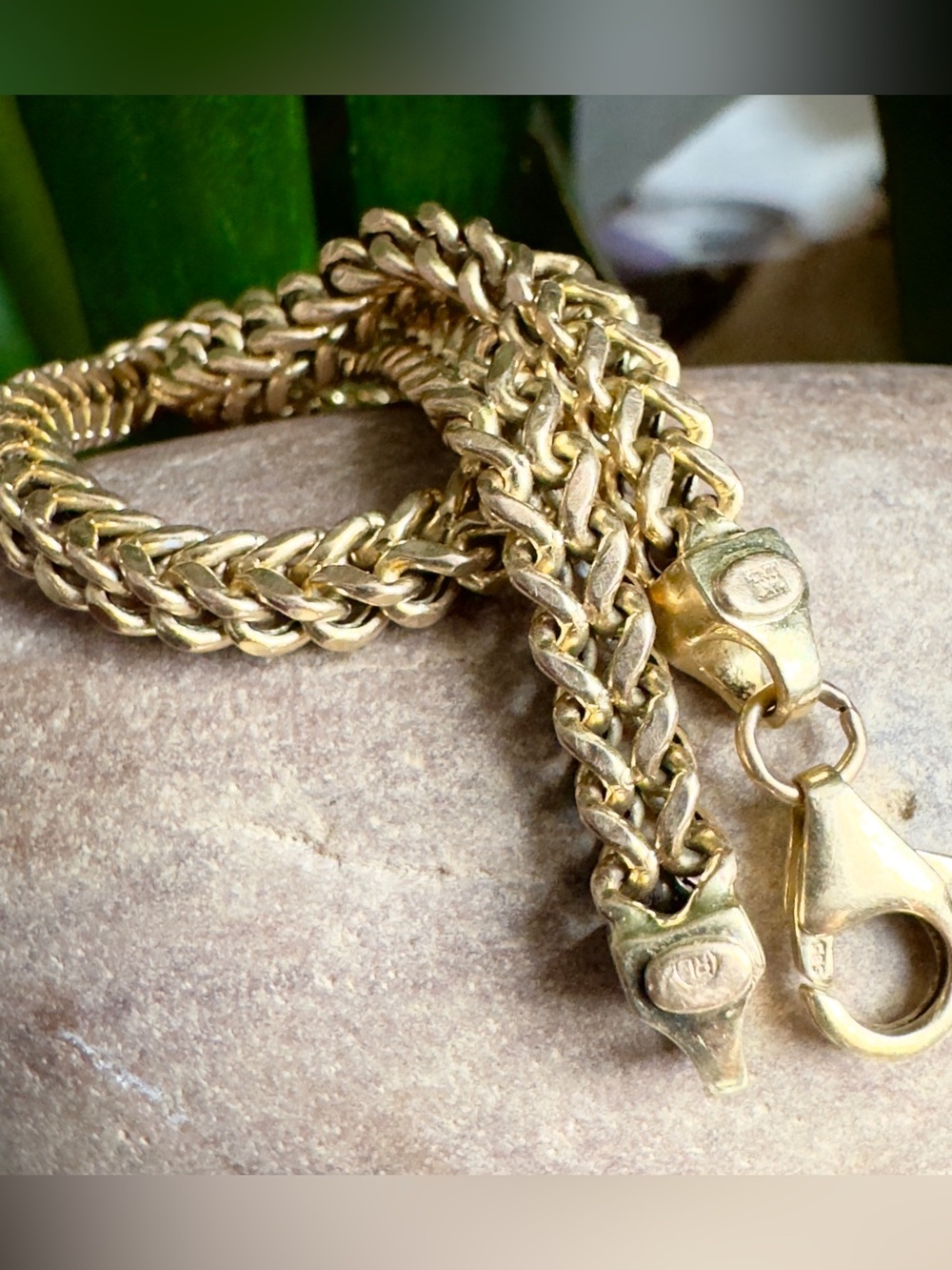 14k Foxtail Link Bracelet
